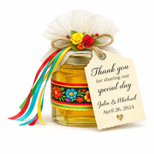 Load image into Gallery viewer, 2 oz Honey Wedding and Party Favor Jar
